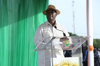 Côte dÂ’Ivoire : Depuis Ouangolo, Ouattara appelle tout le monde à  la raison pour 2015